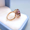 Bague 53 Bague Améthyste en Solitaire Or Jaune 58 Facettes AA 1719
