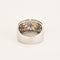 Bague 52 Bague TUTTI FRUTTI or blanc saphirs de couleurs 58 Facettes LP1114
