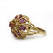 Bague 55 Bague - Or jaune, saphirs rose et diamants 58 Facettes 1214