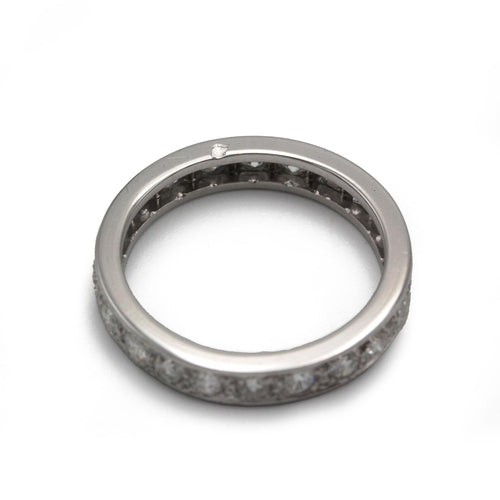 Bague 52 Alliance - Platine & diamants 58 Facettes 250252R