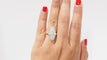 Bague 53.5 Bague marquise en or bicolore et diamants 58 Facettes 32032