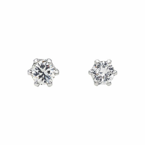 Boucles d'oreilles Boucles d'oreilles  Puces Or blanc Diamant 58 Facettes 1653923CN