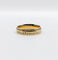 Bague 50.5 Bague jonc alliance motifs géométriques vintage en or 14k 58 Facettes A06567