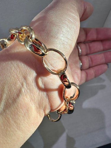 Bracelet BRACELET MAILLE POMELLATO OR ROSE 58 Facettes Réf 1-0002311/5