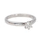 Bague 53 Bague Solitaire Or blanc Diamant 58 Facettes 4342805RV