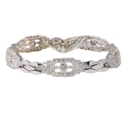 Bracelet Glamour Vintage : Un hommage diamantaire aux années 50 58 Facettes 20302-0012