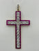 Pendentif Croix Diamants Rubis 58 Facettes 36601015