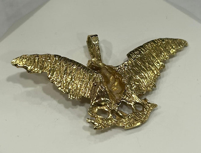 Pendentif Pendentif aigle or jaune 58 Facettes LP699/3