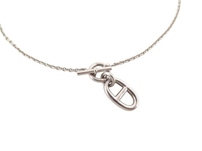 Collier collier HERMES pendentif chaine d'ancre h104141bv00 en argent 58 Facettes 267069