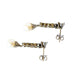 Boucles d'oreilles Boucles d'oreilles en platine avec diamants et perle 58 Facettes A1597