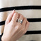 Bague 49 Dinh Van - Bague Ariane Or Blanc 58 Facettes M8826