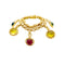 Bracelet Bracelet or jaune, tourmalines de couleur. 58 Facettes 34897