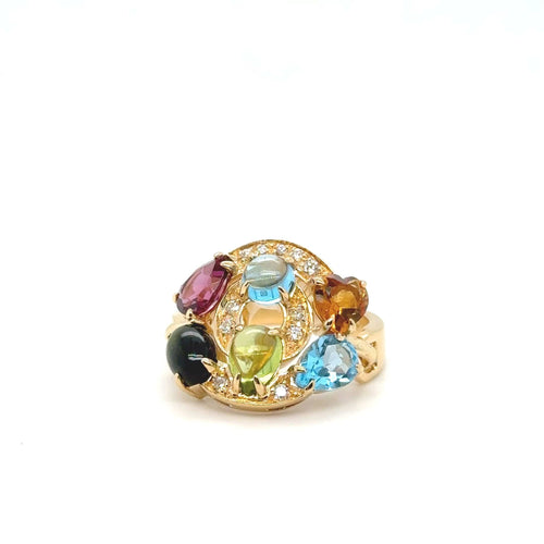 Bague 55 BULGARI - Bague « Collection Astrale » - Or jaune 58 Facettes 1.0000848/4