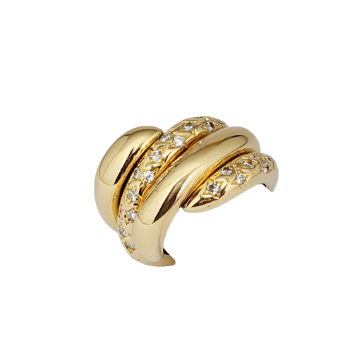 Bague Bague Chaumet « Tango » en or jaune 18 carats et diamant 58 Facettes 32617