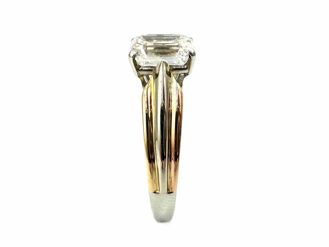 Bague 56 CARTIER. Bague Solitaire Diamant 2.15ct D VS2 58 Facettes