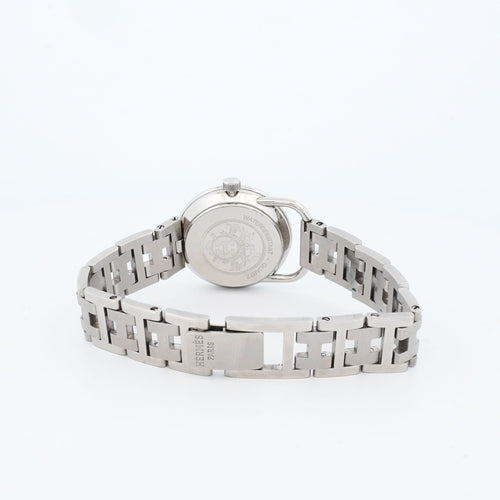 Montre Hermès Cape Cod - Cadran arabe ivoire - PM 58 Facettes