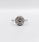 Bague 49 Bague marguerite art deco Platine et 0,65 carats diamant (circa 1940) cible 58 Facettes A06164