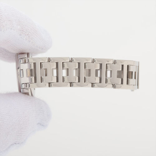 Relógio Hermès - Relógio Clipper mostrador madrepérola em aço inoxidável 58 Facettes