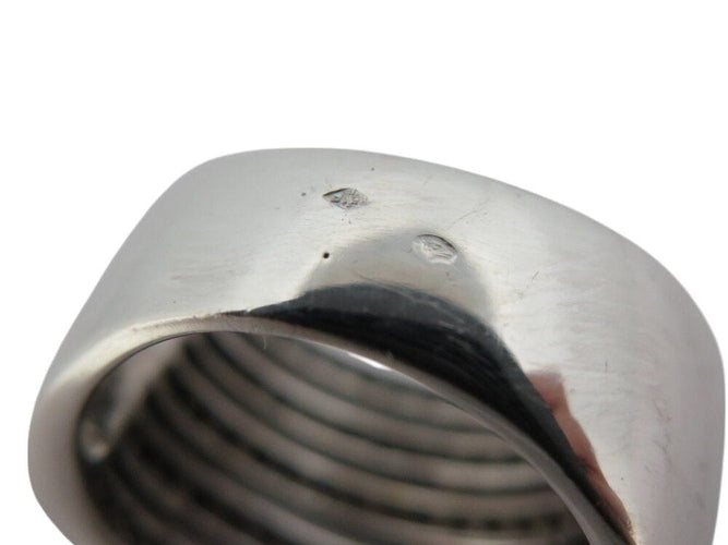 Bague 55 bague 5 rangs & 4 liens croises t55 en or blanc 18k 20gr 180 diamants 2.5ct 58 Facettes 268938