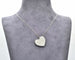 Collana Alfieri in oro bianco 18 carati con pendente a cuore e diamanti da 2,40 carati 