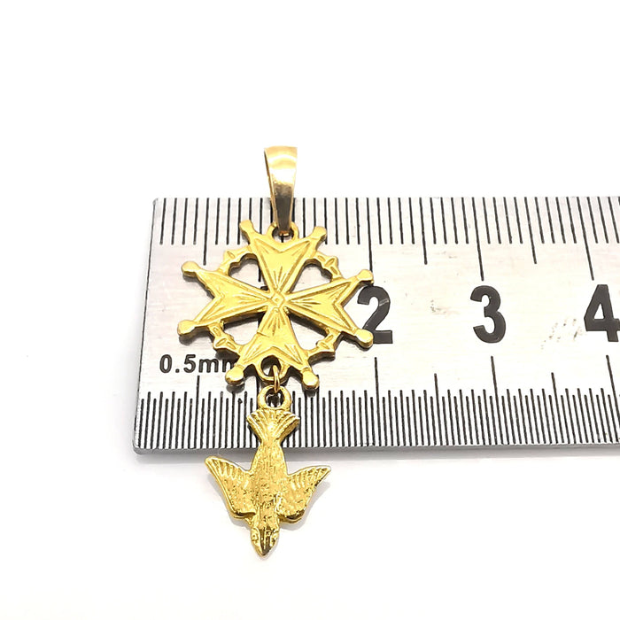 Pendentif Pendentif croix en or 58 Facettes