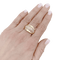 Bague 60 Bague or jaune, diamants. 58 Facettes 34449