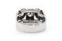 Bague 55 Bague Art déco sertie de diamants taille brillant en or blanc 18k 58 Facettes 23294