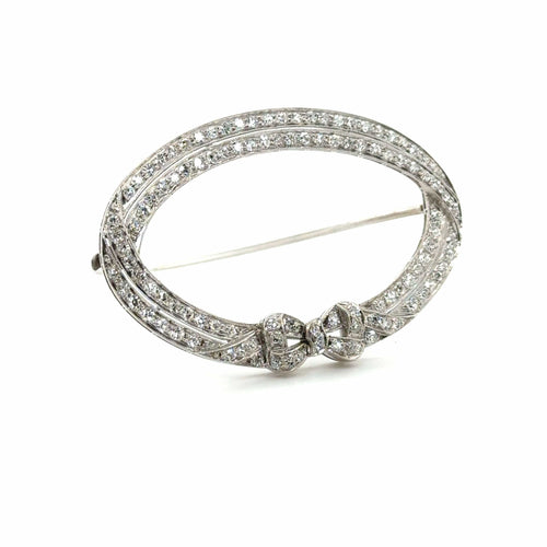 Broche Art déco - Broche Platine et Diamants 58 Facettes 1.0001839/9