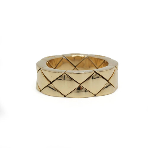 Bague 51 Bague Matelassée Or jaune - CHANEL 58 Facettes 250431R
