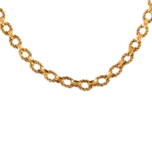 Collier Collier en or rose 18 carats 58 Facettes MON10042