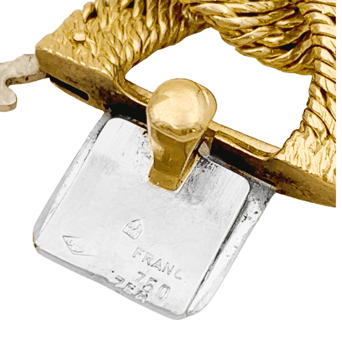 Bracelet Bracelet Georges Lenfant, maillons "paillettes". 58 Facettes 34697