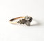 Bague 60 Bague ancienne or jaune et platine diamants anciens 0.60 carats 58 Facettes