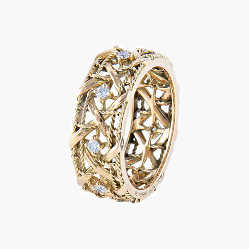 Bague DIOR - Bague Ruban Diamants 58 Facettes