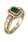 Bague émeraude et diamants 58 Facettes 095411