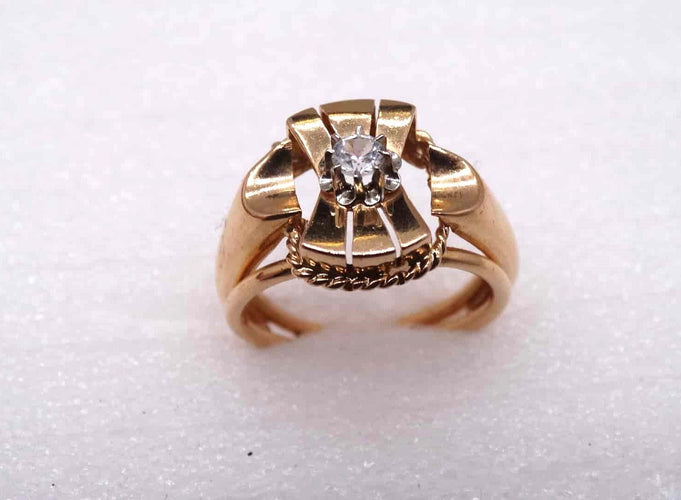 Bague 50 Bague Tank Oxyde de Zirconium 58 Facettes 11753