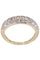 Bague 58 Bague jonc or jaune pavage diamants 58 Facettes 083641
