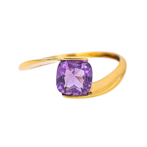 Bague 51 Bague  Or jaune Améthyste 58 Facettes 4191880CN