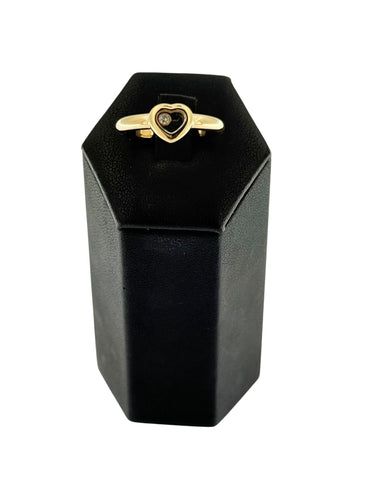 Bague 55.1 Chopard - Bague Happy Diamond Heart en or jaune 58 Facettes