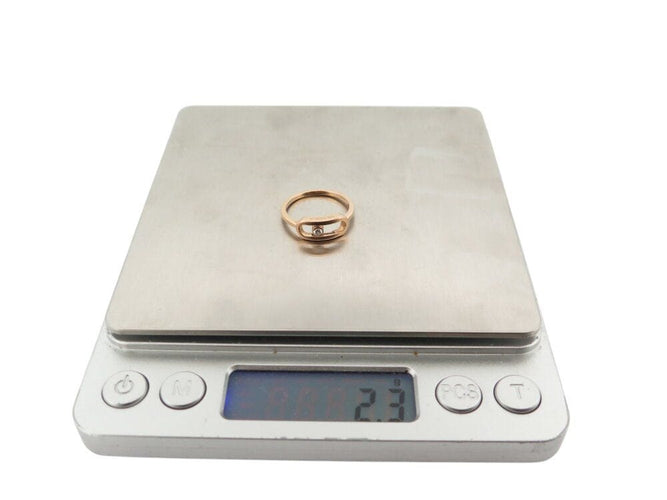 Bague 52 bague MESSIKA move uno gm 12390-pg t52 diamant 0.06ct en or rose 18k 58 Facettes 269167
