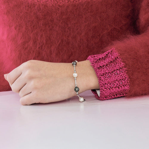 Bracelet Perles de Culture et D'Akoya 58 Facettes LP1106/14