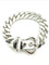 Bracelet HERMES. Collection "Boucle sellier", bracelet argent 925/00 58 Facettes