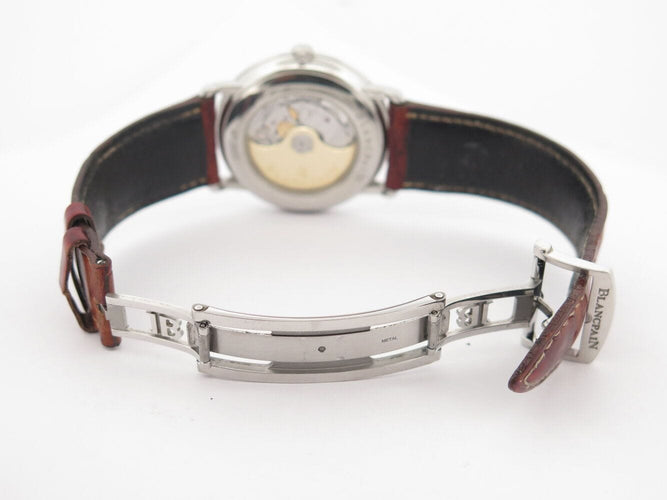 Montre montre BLANCPAIN villeret ultra plate 6651-1127-55b 40mm acier auto 58 Facettes 272432