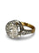 Bague 50 Bague Vintage or jaune platine et diamants 1,1 ct 58 Facettes 00070401