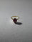 Bague 57.5 Solitaire or jaune Rubis 58 Facettes LP493/15