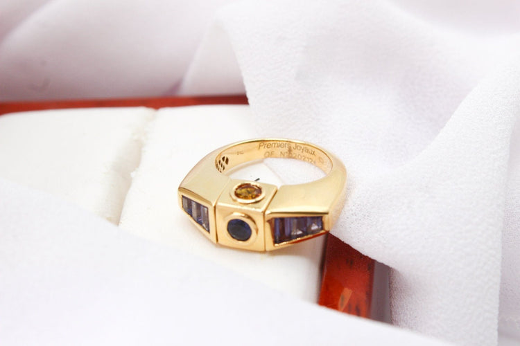 Bague 53 Bague "Premiers Joyaux" or jaune 58 Facettes 250199