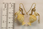 Boucles d'oreilles Boucles d'oreilles antiques en or sculptées en ivoire 58 Facettes 7602