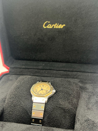 Montre Cartier Santos Octagon 28 mm / Révisée en 2025 / Excellent état 58 Facettes