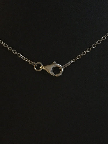 Collier Collier en or blanc 18K et diamant 58 Facettes