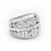 Bague 53 Bague en or blanc et diamant 58 Facettes N102898