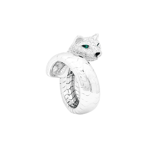 Bague 54 Bague CARTIER, "Lakarda", or blanc, diamants. 58 Facettes 34621